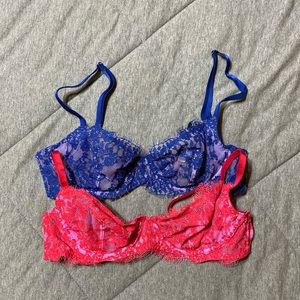 NWOT Dream Angels Unlined Balconette Bras